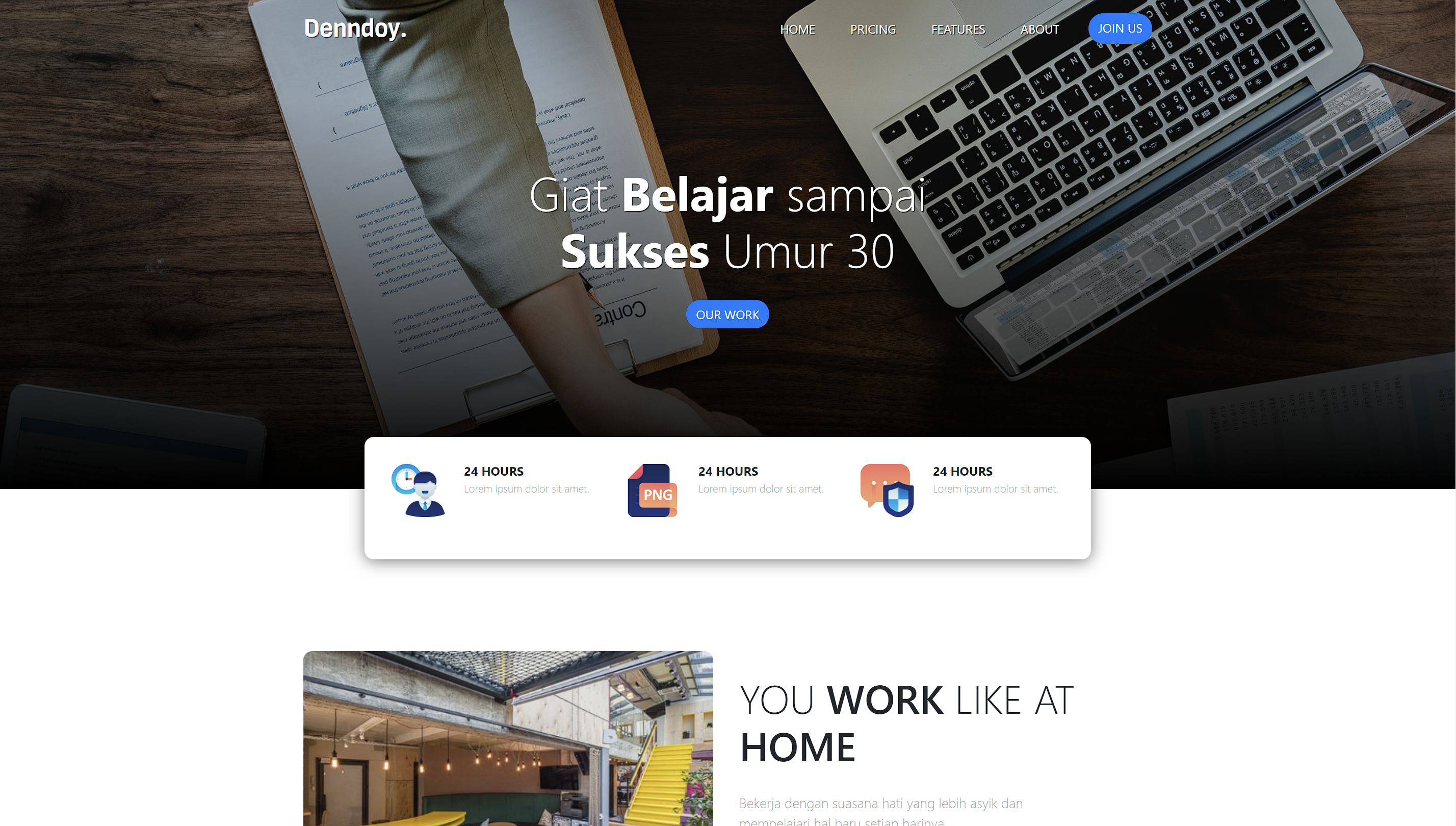 Landing Page